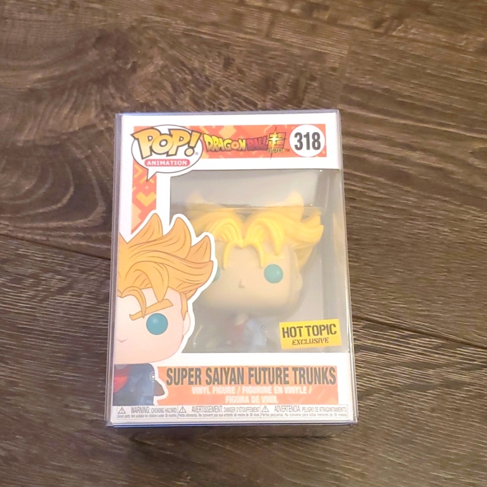 Dragonball Z Super Saiyan Future  Trunks Hot Top Exclusive Funko Pop